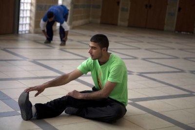 'Dreams for Sale', the Palestinian Circus School, at Sareyyet Ramallah-First Ramallah Group in Cooperation with the Right To Play Foundation, 2010    <br />
 