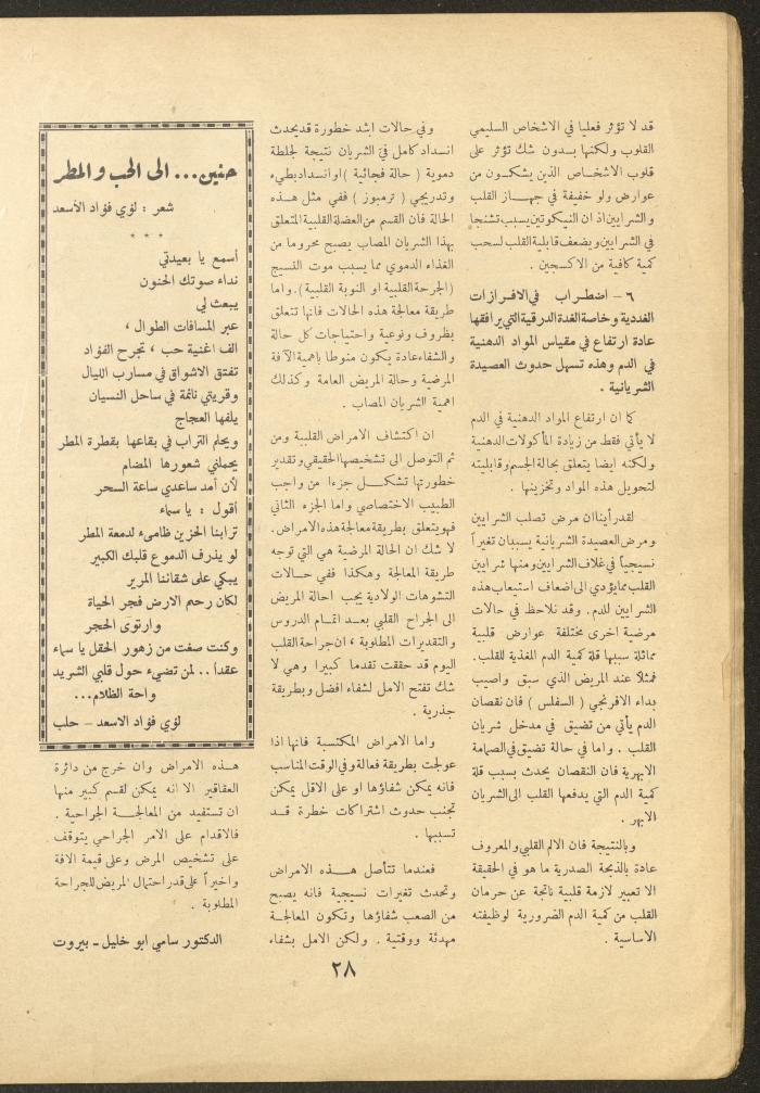 Issue 6 of al-Ofuq al-Jadeed Magazine, December 1962