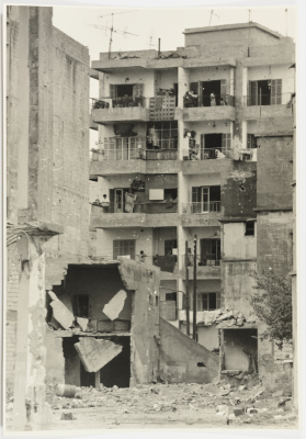 Buildings And Rubble of Burj Al- Shamali