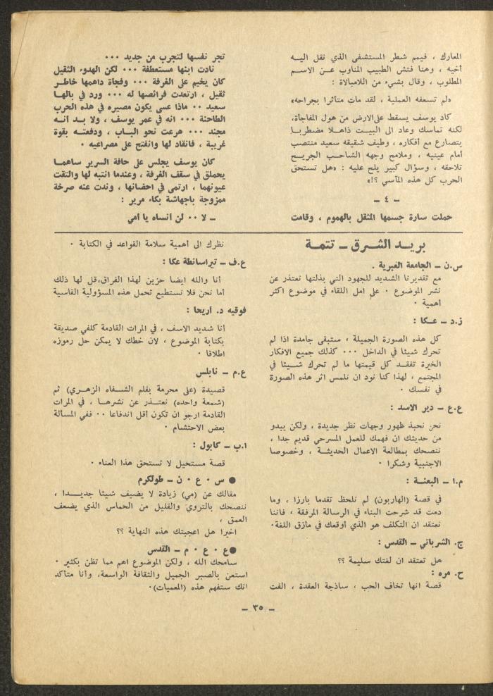 Issue 12 of al-Sharq Magazine, May 1971 