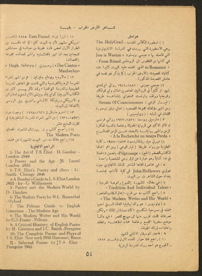 Issue 5 of al-Ofuq al-Jadeed, June 1966 