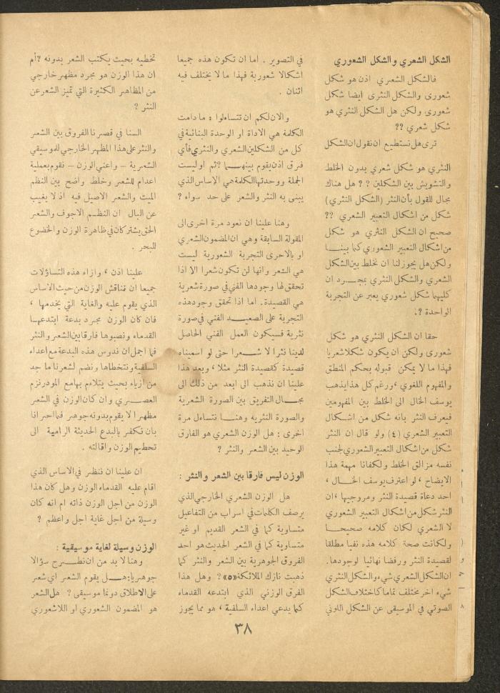 العدد السادس من مجلة الأفق الجديد، أيار 1964
