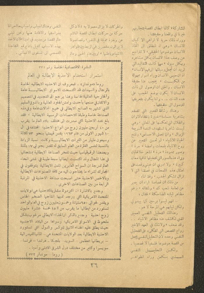العدد السادس من مجلة الأفق الجديد، أيار 1964
