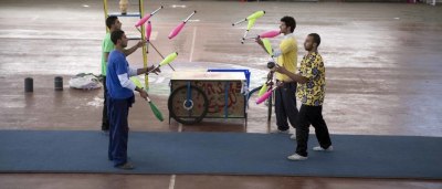 'Dreams for Sale', the Palestinian Circus School, at Sareyyet Ramallah-First Ramallah Group in Cooperation with the Right To Play Foundation, 2010    <br />
 