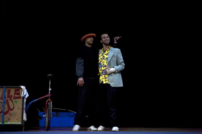 'Dreams for Sale', the Palestinian Circus School, at Saint Joseph School in Ramallah, 2010    <br />
 