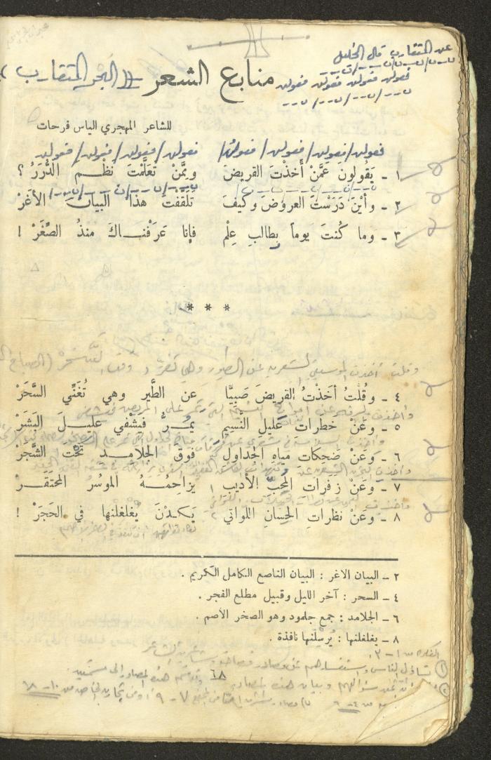 النصوص الأدبية للصف الثالث الثانوي، وهيب البيطار، 1967