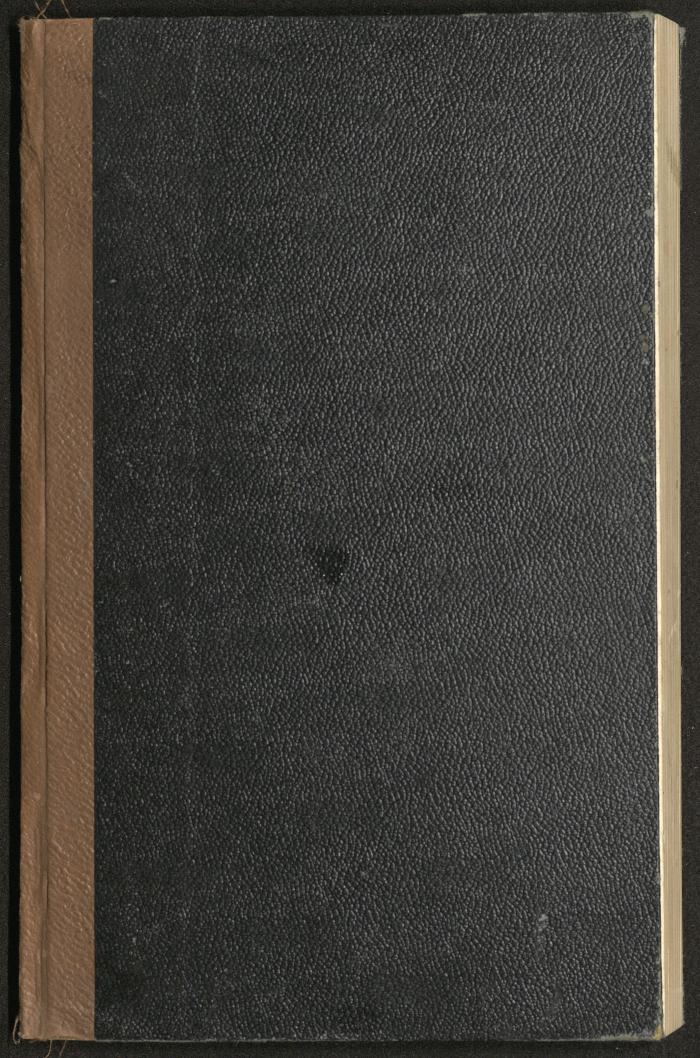 غلاف دفتر جداول حضور طلاب، مدرسة دير دبوان، 1936-1937
