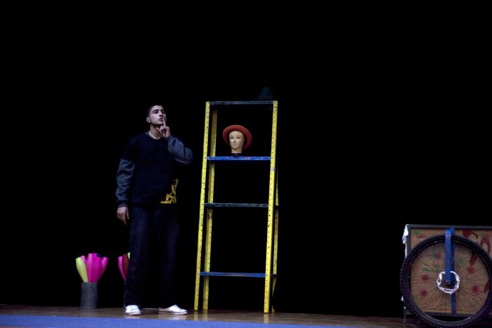 'Dreams for Sale', the Palestinian Circus School, at Saint Joseph School in Ramallah, 2010    <br />
 