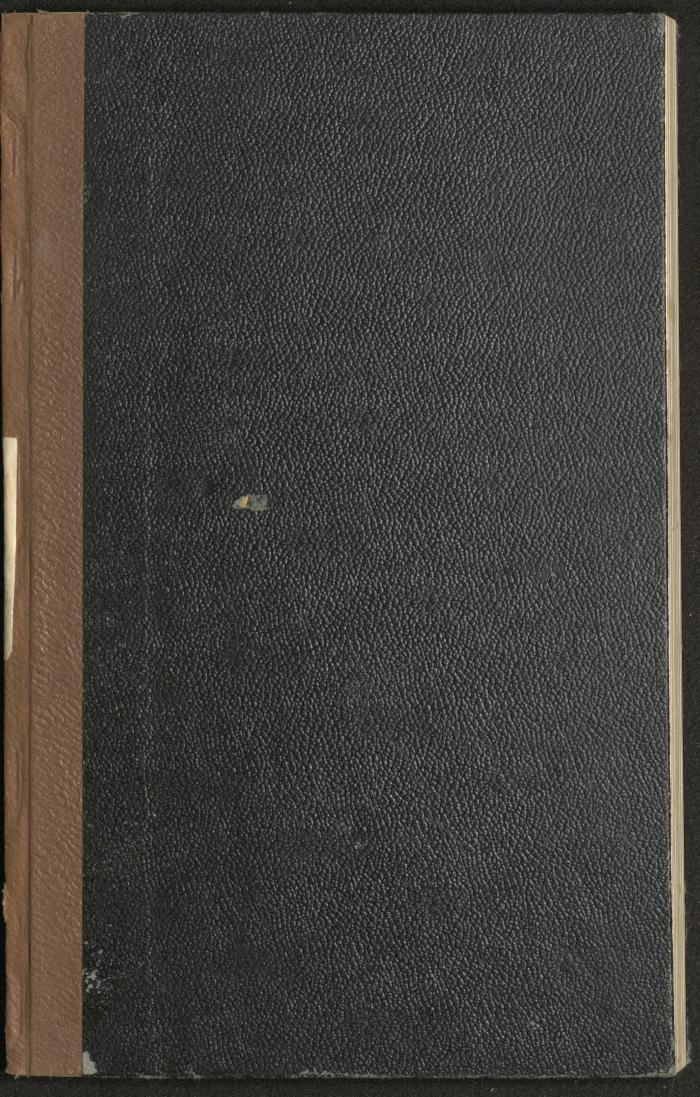 Student Attendance Record Cover, Deir Dibwan School, 1937-1938