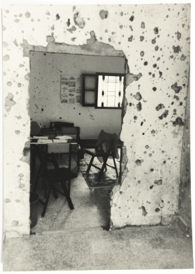  مبنى مدمر، مخيم برج الشمالي