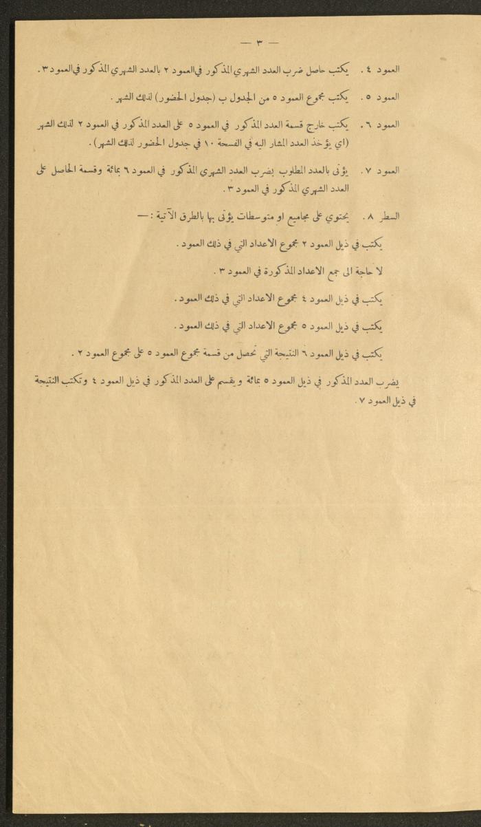 Student Attendance Record, Deir Dibwan School,1940-1941