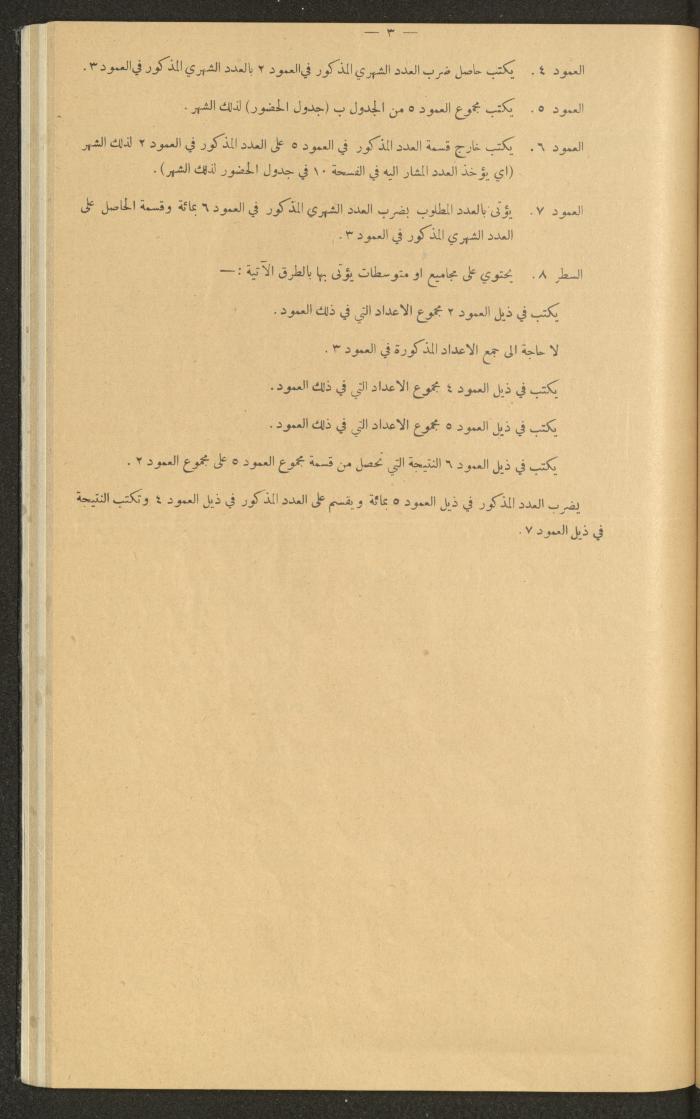 Student Attendance Record, Deir Dibwan School,1941-1942