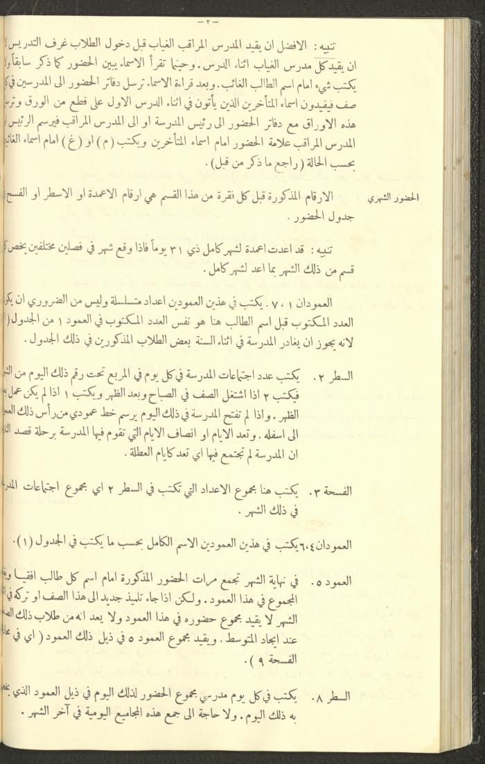 Student Attendance Record, Deir Dibwan School,1935-1936