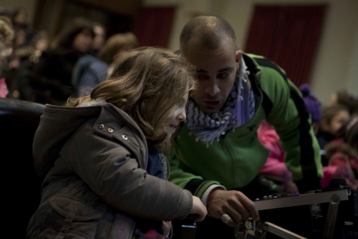 'Dreams for Sale', the Palestinian Circus School, at Saint Joseph School in Ramallah, 2010    <br />
 