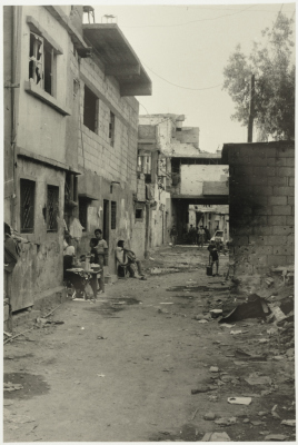 آثار الدمار، مخيم البص، 1982