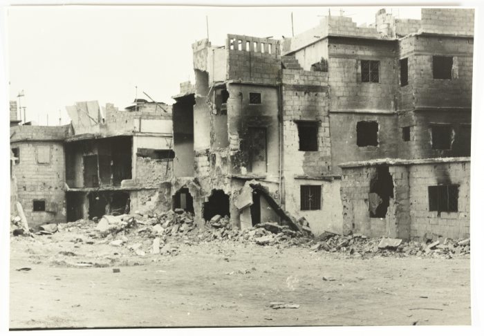 The Wreckage of Houses, Burj al-Shemali Camp, 1980- 1989