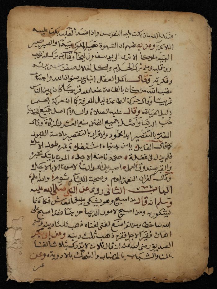 A Manuscript on Prophetic Hadiths, 1728