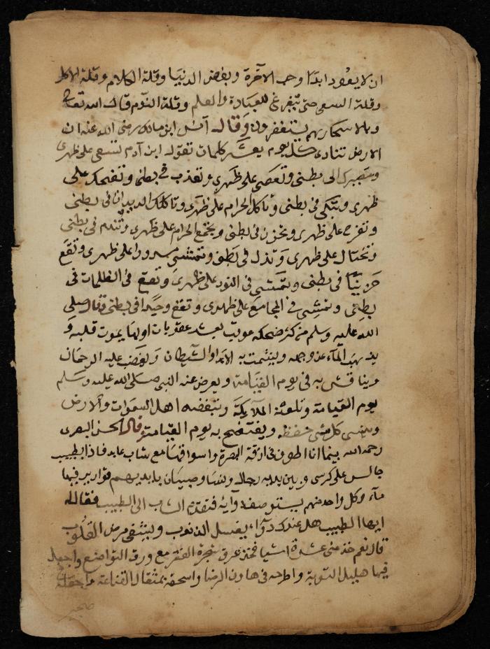 A Manuscript on Prophetic Hadiths, 1728