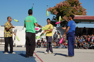 "أحلام للبيع"، مدرسة سيرك فلسطين، قلقيلية