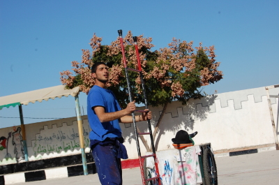 "أحلام للبيع"، مدرسة سيرك فلسطين، قلقيلية