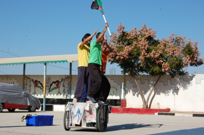"أحلام للبيع"، مدرسة سيرك فلسطين، قلقيلية