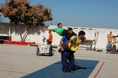 "أحلام للبيع"، مدرسة سيرك فلسطين، قلقيلية