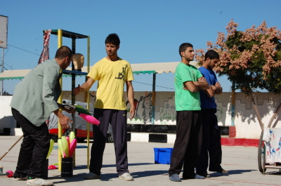 "أحلام للبيع"، مدرسة سيرك فلسطين، قلقيلية