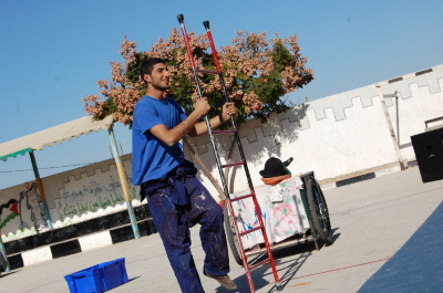 "أحلام للبيع"، مدرسة سيرك فلسطين، قلقيلية