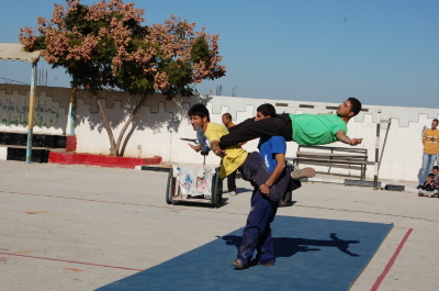 "أحلام للبيع"، مدرسة سيرك فلسطين، قلقيلية