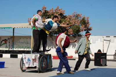 "أحلام للبيع"، مدرسة سيرك فلسطين، قلقيلية