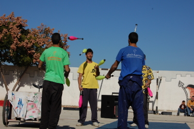 "أحلام للبيع"، مدرسة سيرك فلسطين، قلقيلية