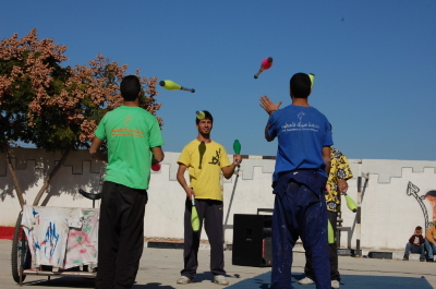 "أحلام للبيع"، مدرسة سيرك فلسطين، قلقيلية