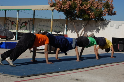 "أحلام للبيع"، مدرسة سيرك فلسطين، قلقيلية