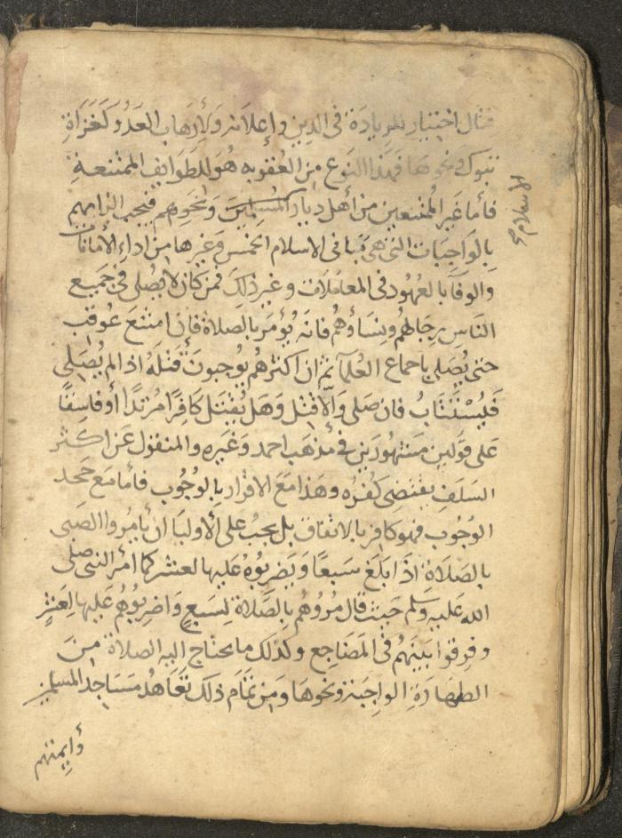 مخطوطة في السيرة النبوية، القرن التاسع عشر