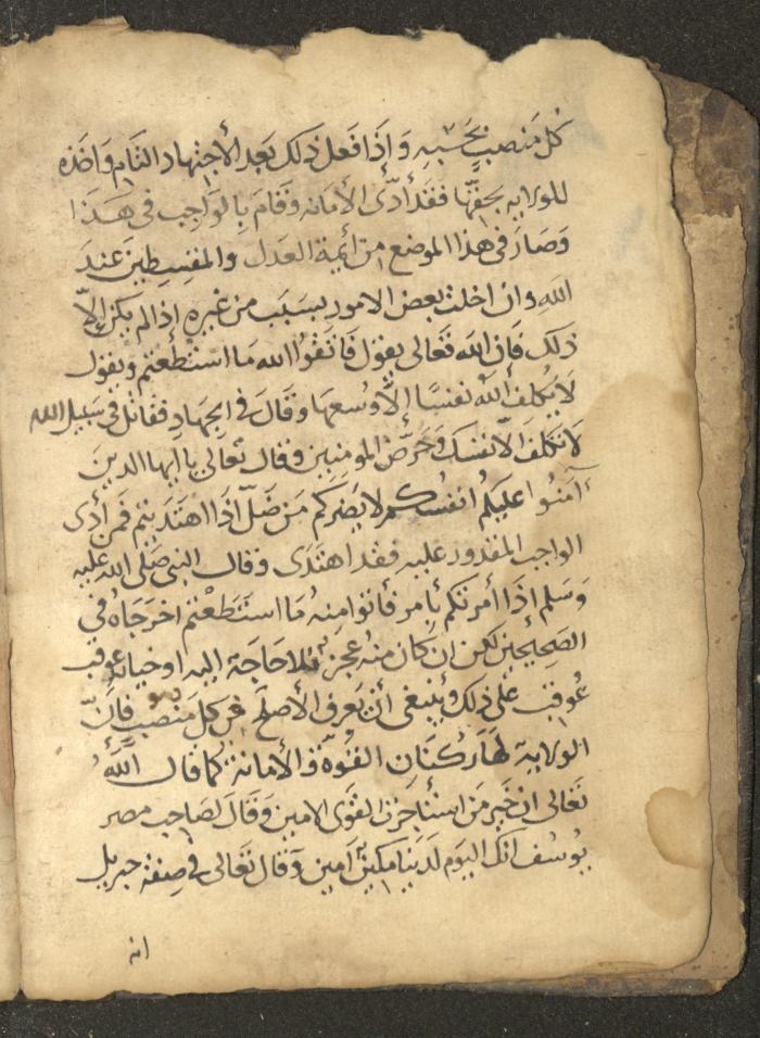 مخطوطة في السيرة النبوية، القرن التاسع عشر