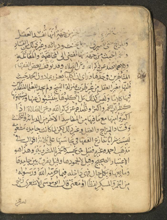 مخطوطة في السيرة النبوية، القرن التاسع عشر