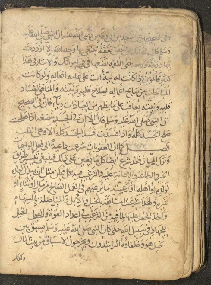 مخطوطة في السيرة النبوية، القرن التاسع عشر