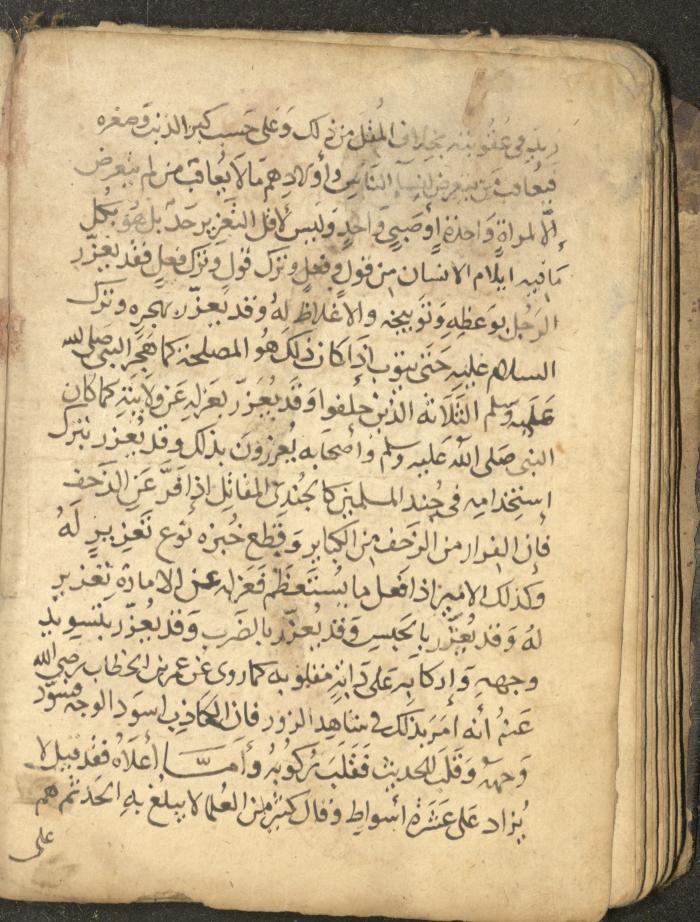 مخطوطة في السيرة النبوية، القرن التاسع عشر