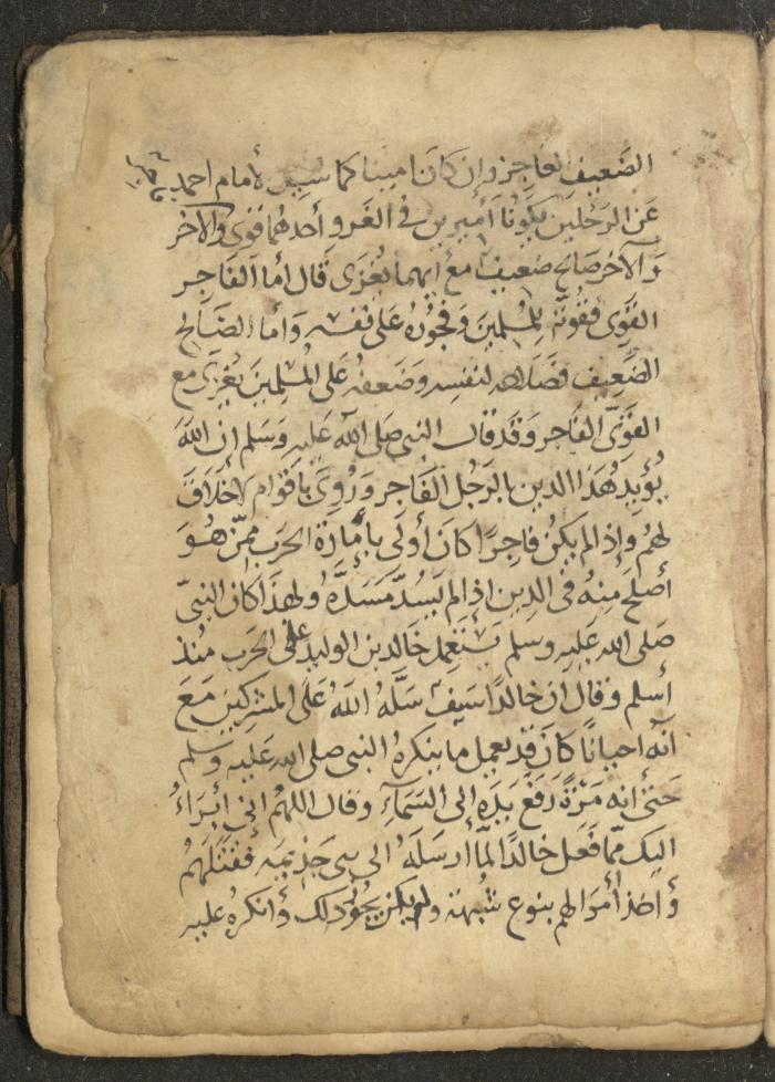 مخطوطة في السيرة النبوية، القرن التاسع عشر