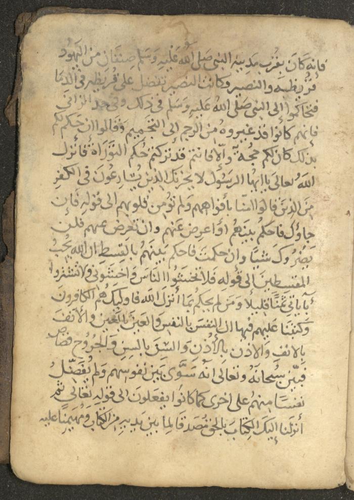 مخطوطة في السيرة النبوية، القرن التاسع عشر