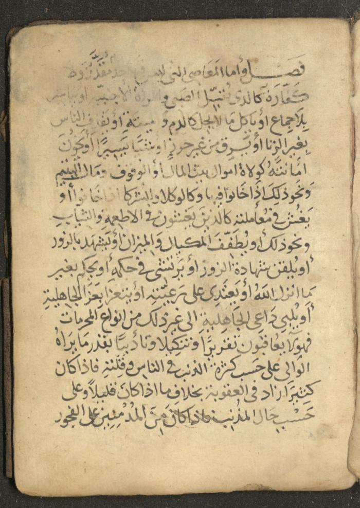 مخطوطة في السيرة النبوية، القرن التاسع عشر