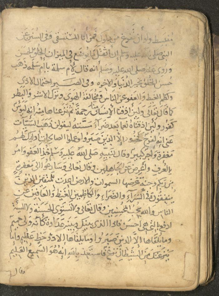 مخطوطة في السيرة النبوية، القرن التاسع عشر