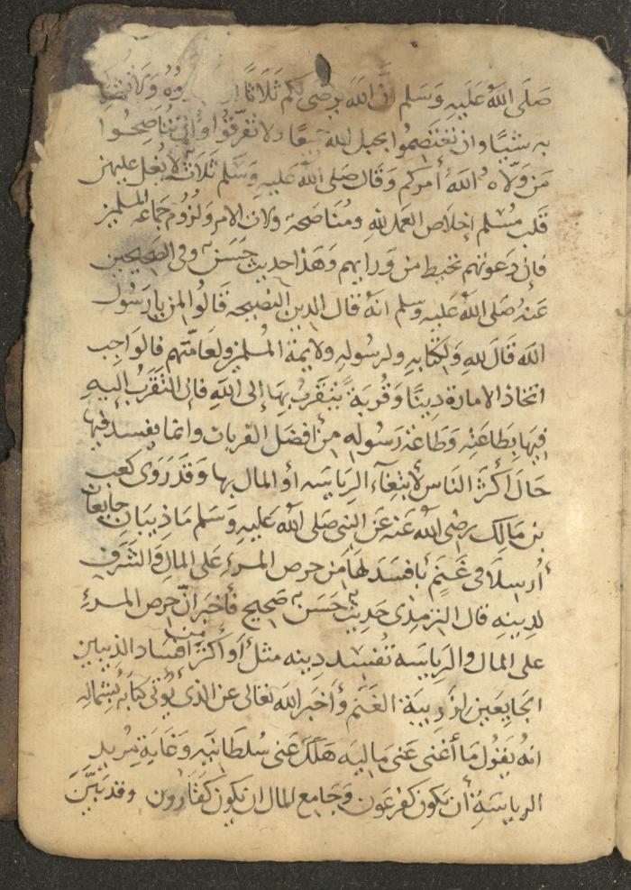 مخطوطة في السيرة النبوية، القرن التاسع عشر