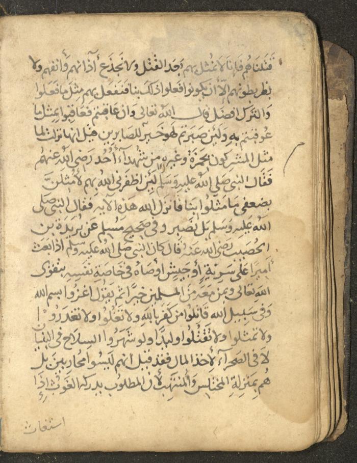 مخطوطة في السيرة النبوية، القرن التاسع عشر