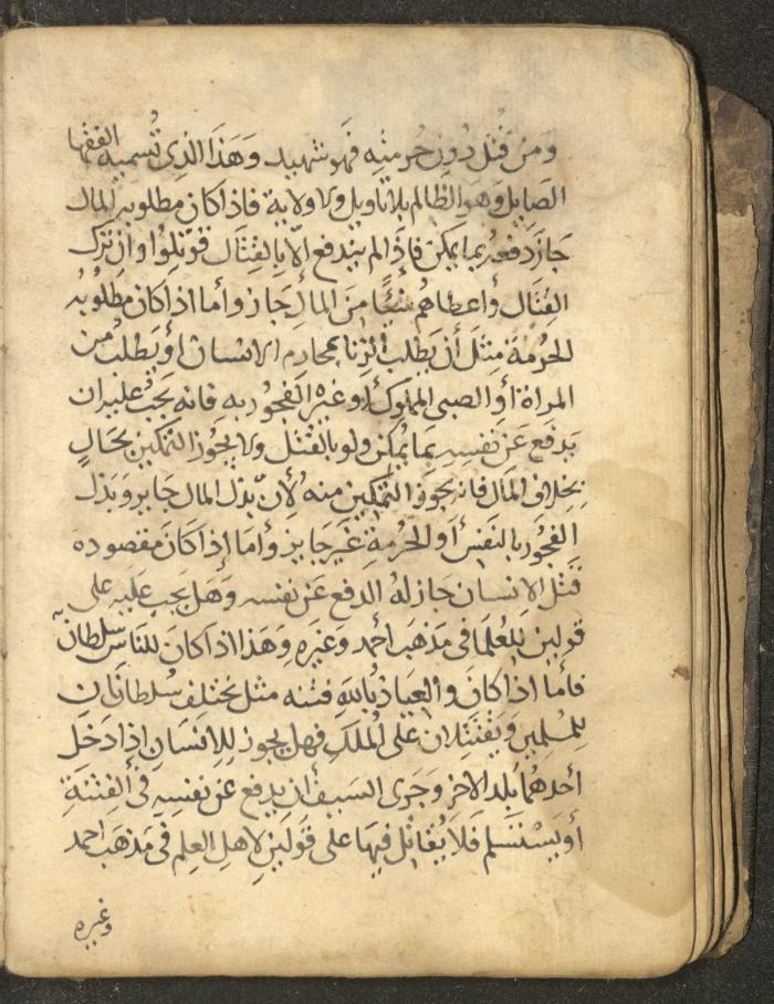 مخطوطة في السيرة النبوية، القرن التاسع عشر