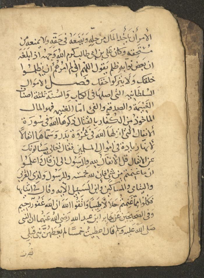 مخطوطة في السيرة النبوية، القرن التاسع عشر