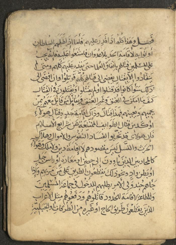 مخطوطة في السيرة النبوية، القرن التاسع عشر