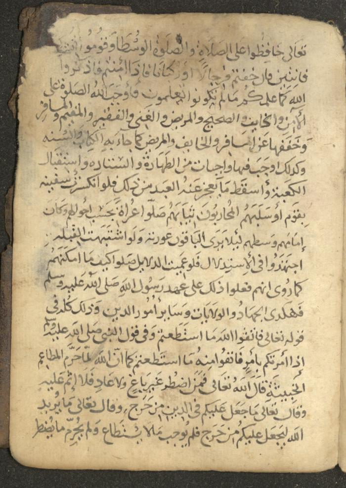 مخطوطة في السيرة النبوية، القرن التاسع عشر