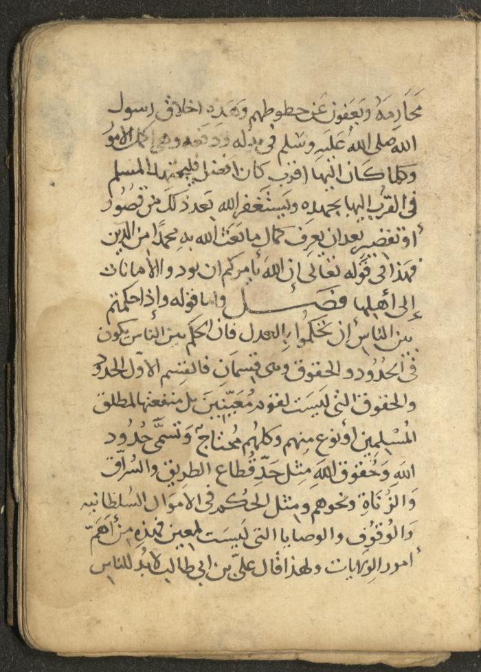 مخطوطة في السيرة النبوية، القرن التاسع عشر