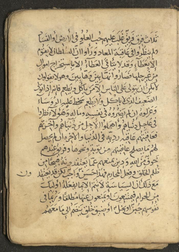 مخطوطة في السيرة النبوية، القرن التاسع عشر